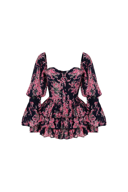 Melinda Floral Patterned Mini Dress