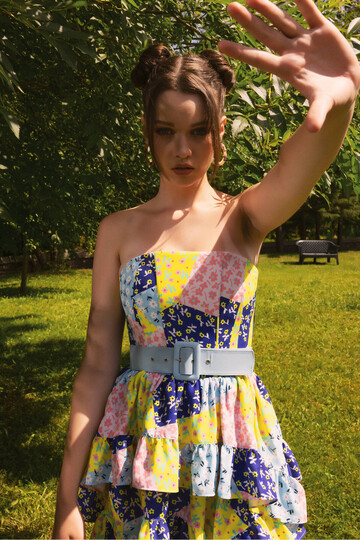 Mamba Voluminous Belt Multi Dress